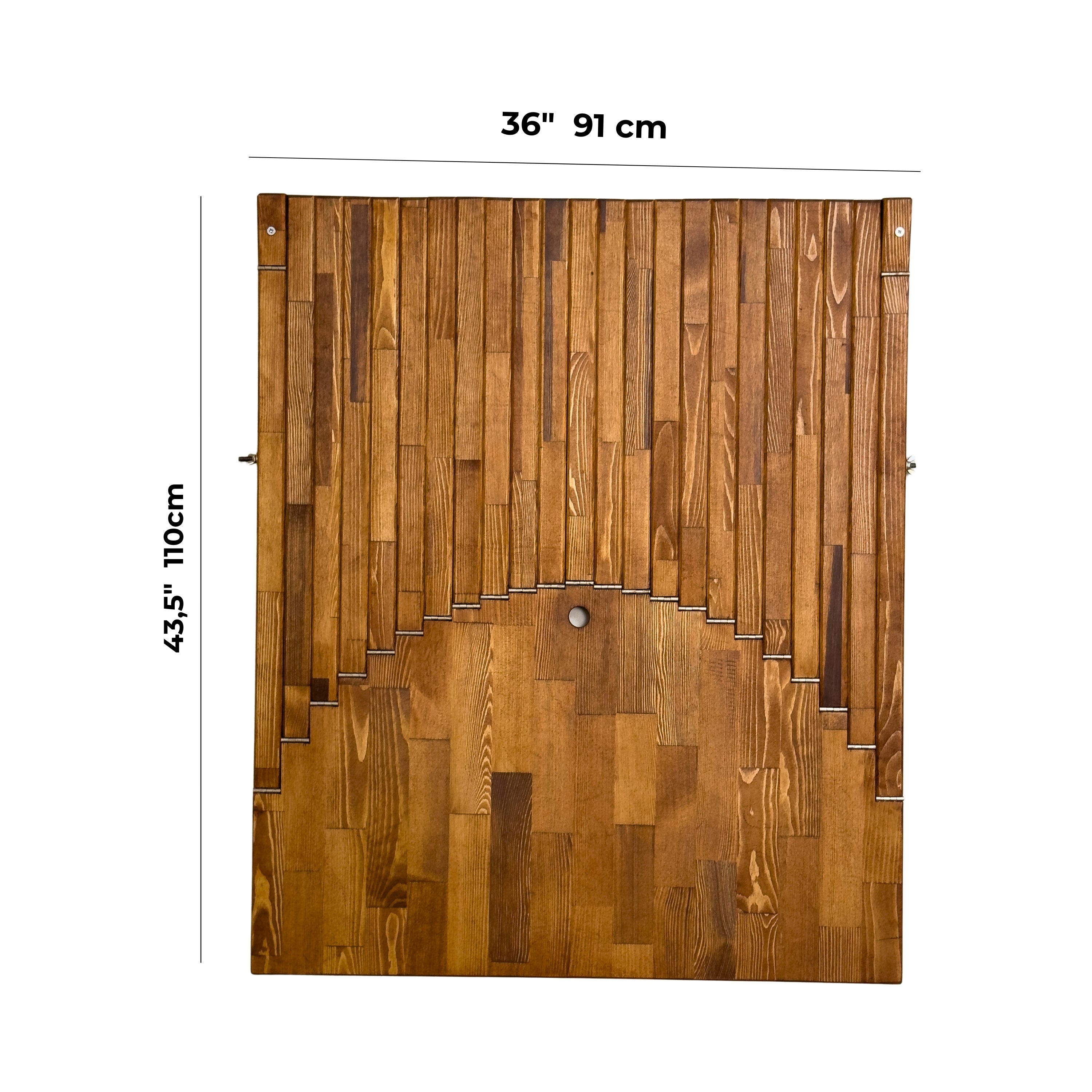 Brown Parametric Flow Wall Desk – Folding Wall Mounted Desk