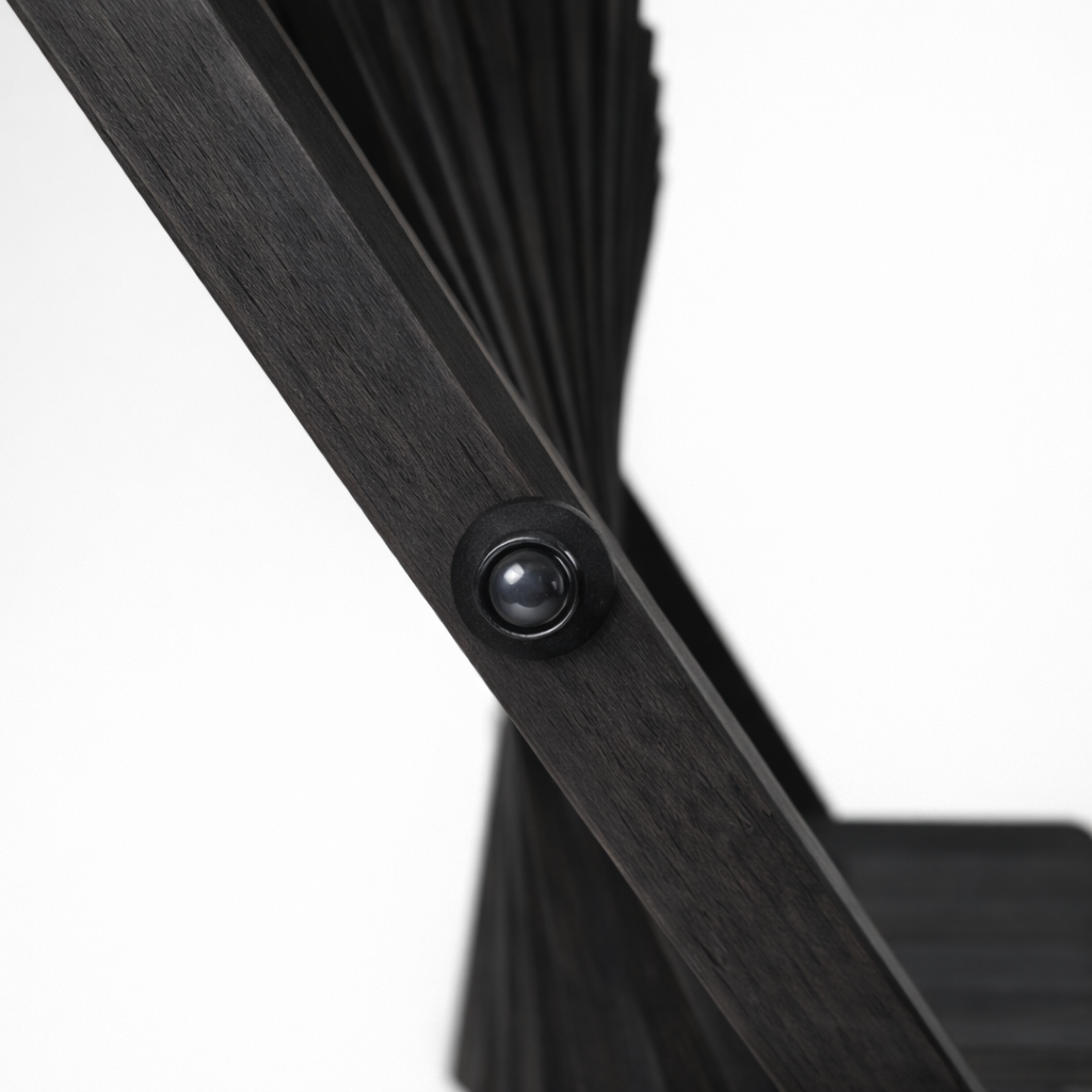 Black Parametric Flow Wall Desk – Folding Wall Mounted Desk