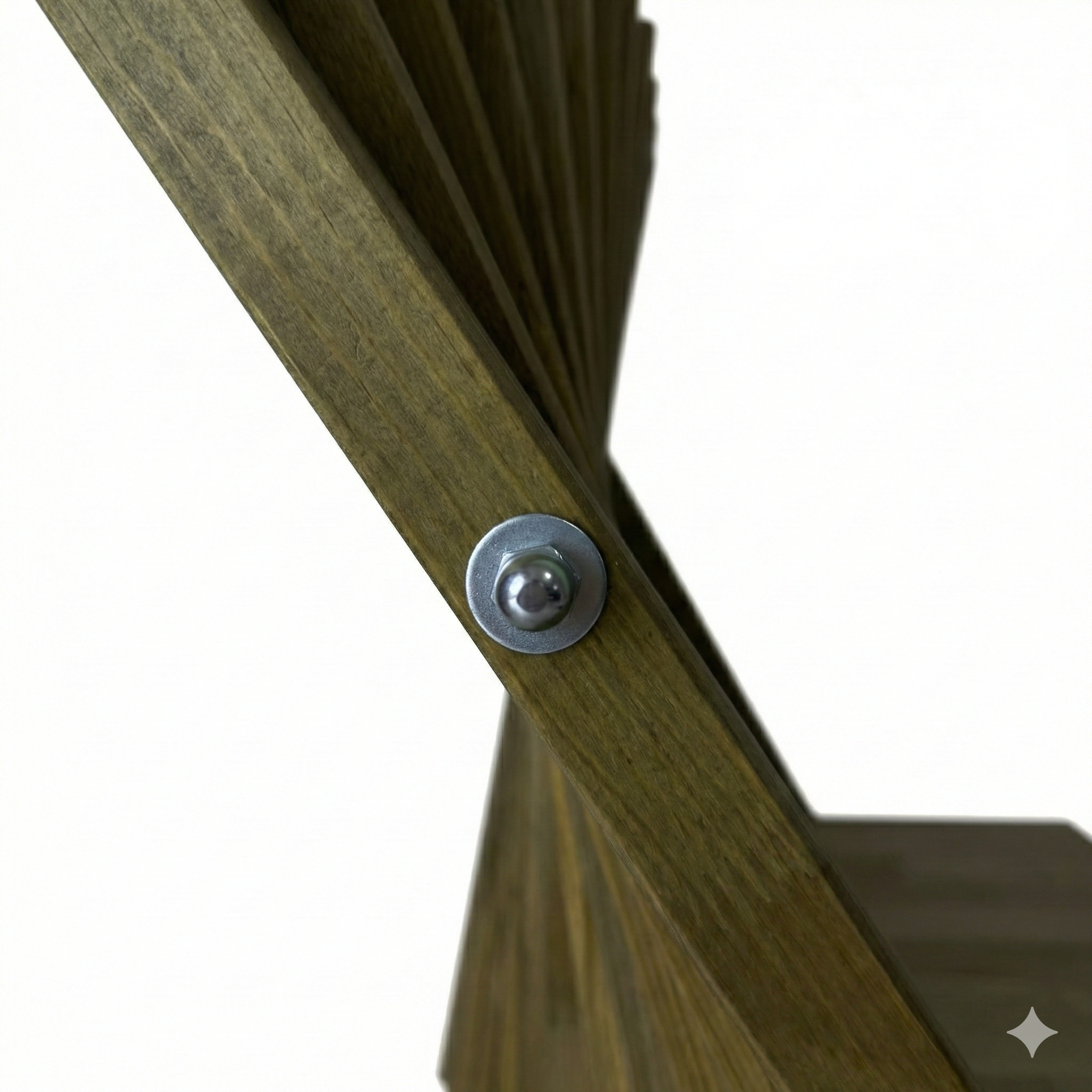 Oil Green Parametric Flow Wall Desk – Folding Wall Mounted Desk