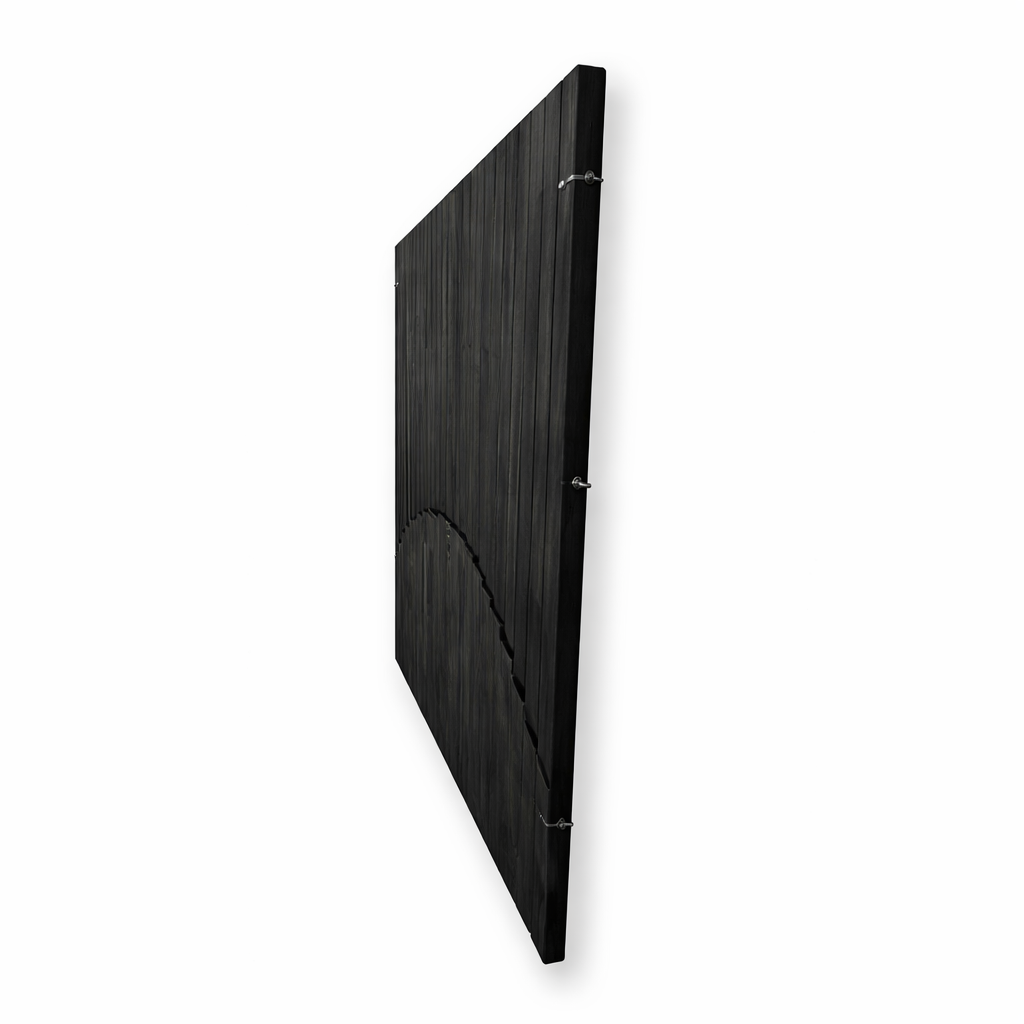 Black Parametric Flow Wall Desk – Folding Wall Mounted Desk